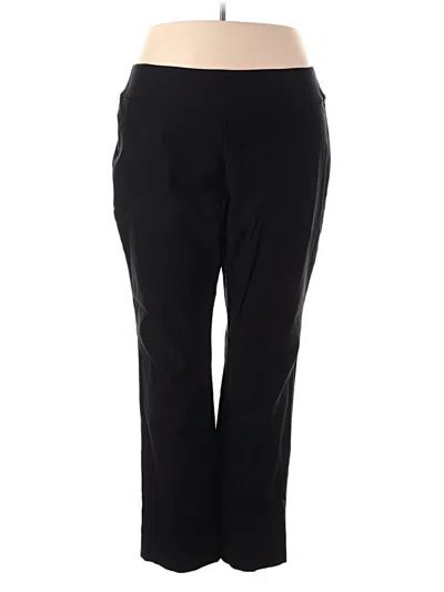 Pre-owned Nic + Zoe Active Pants In Black