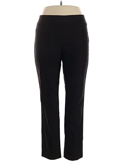 Pre-owned Nic + Zoe Active Pants In Black