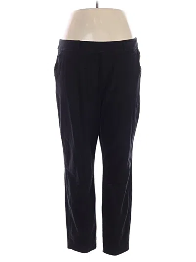 Pre-owned Nic + Zoe Active Pants In Black