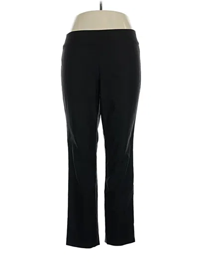 Pre-owned Nic + Zoe Active Pants In Black