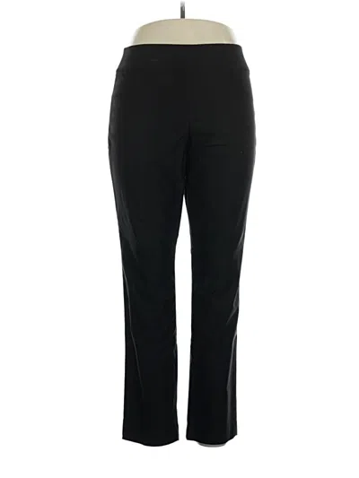 Pre-owned Nic + Zoe Active Pants In Black