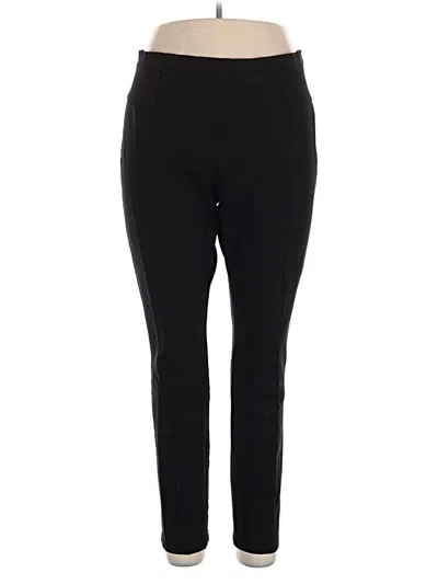 Pre-owned Nic + Zoe Active Pants In Black