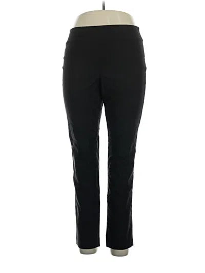 Pre-owned Nic + Zoe Active Pants In Black