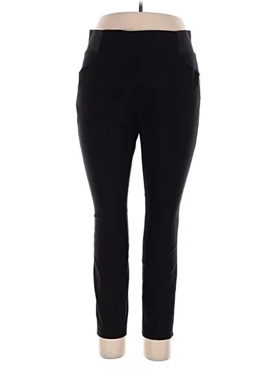 Pre-owned Nic + Zoe Active Pants In Black