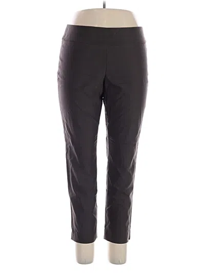 Pre-owned Nic + Zoe Active Pants In Black