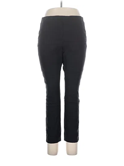 Pre-owned Nic + Zoe Active Pants In Black