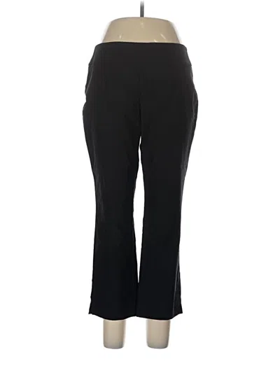 Pre-owned Nic + Zoe Active Pants In Black
