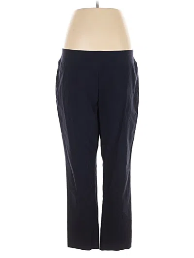 Pre-owned Nic + Zoe Active Pants In Blue