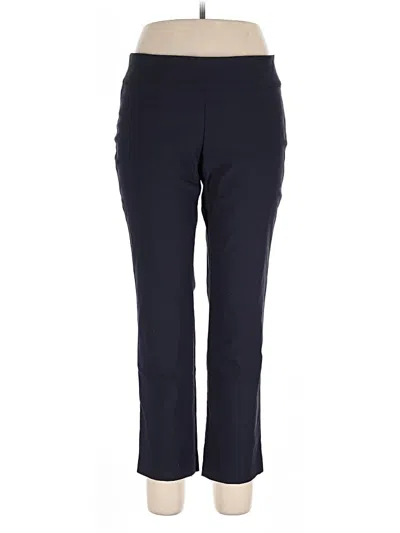 Pre-owned Nic + Zoe Active Pants In Blue