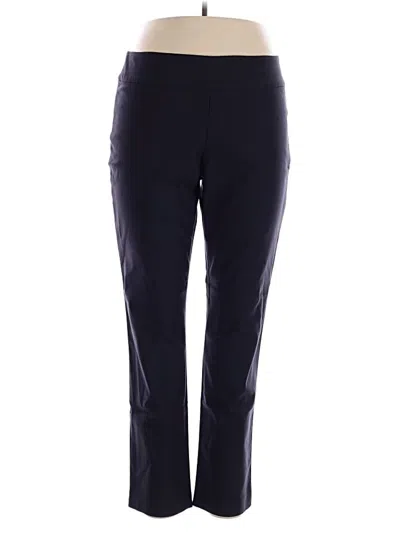 Pre-owned Nic + Zoe Active Pants In Blue