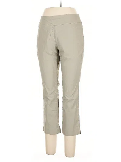 Pre-owned Nic + Zoe Active Pants In Brown