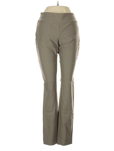 Pre-owned Nic + Zoe Active Pants In Brown