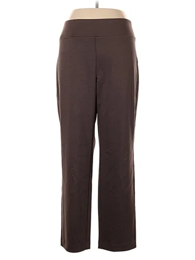 Nic + Zoe Active Pants In Brown