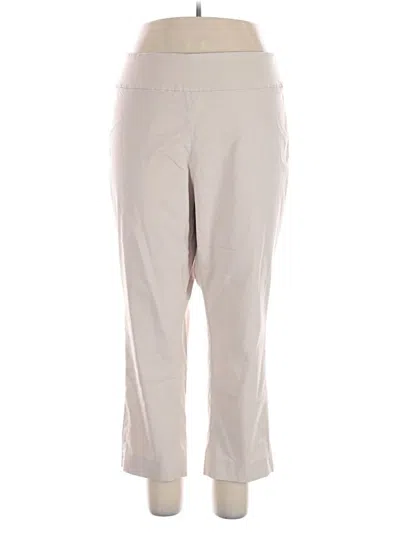 Pre-owned Nic + Zoe Active Pants In Gray