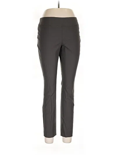 Pre-owned Nic + Zoe Active Pants In Gray