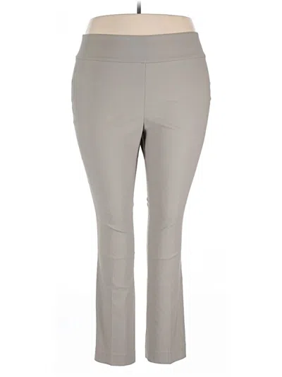 Pre-owned Nic + Zoe Active Pants In Gray