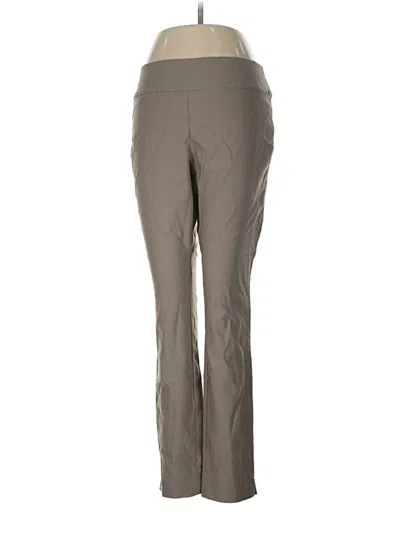 Pre-owned Nic + Zoe Active Pants In Gray