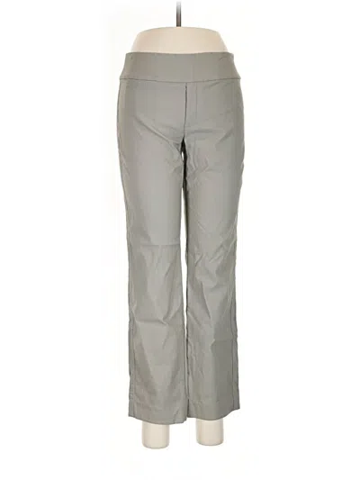 Pre-owned Nic + Zoe Active Pants In Gray