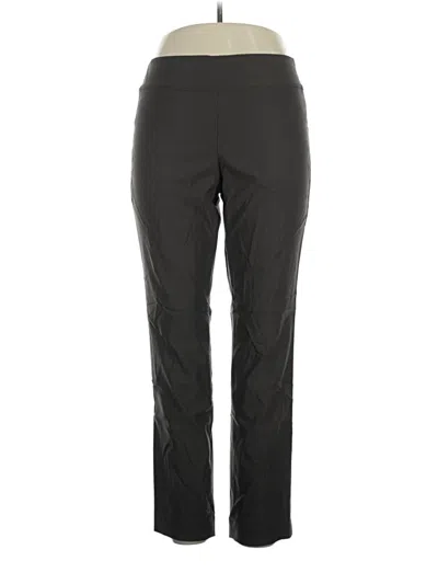 Pre-owned Nic + Zoe Active Pants In Gray