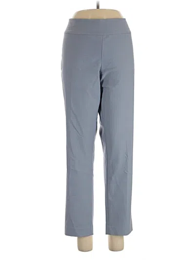 Pre-owned Nic + Zoe Active Pants In Gray