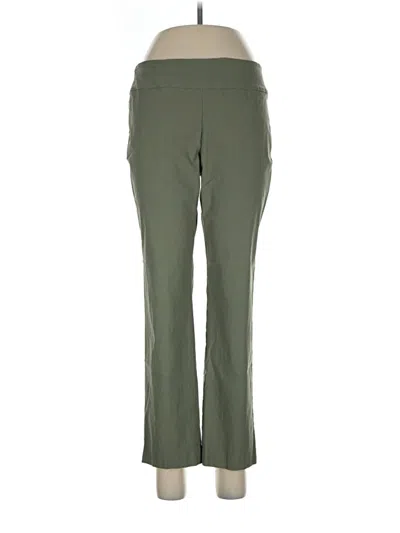 Pre-owned Nic + Zoe Active Pants In Green