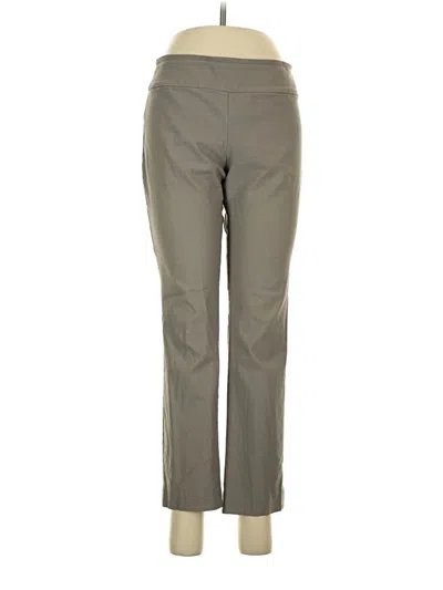 Pre-owned Nic + Zoe Active Pants In Tan