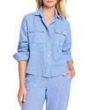 Nic + Zoe Nic+zoe All Around Shirt Jacket In Blue