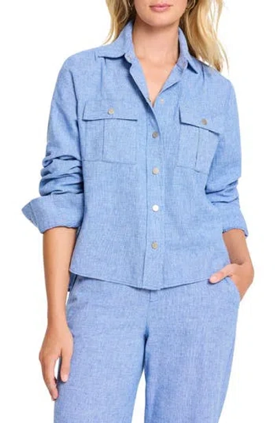 NIC + ZOE NIC+ZOE ALL AROUND SHIRT JACKET