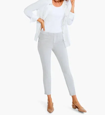 Nic + Zoe All Day Denim Slim Jean In Cobblestone In White