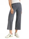 Nic + Zoe All Day Stripe Wide-leg Jean In Blue Multi In Gray
