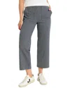 Nic + Zoe Nic+zoe All Day Stripe Crop Wide Leg Pull-on Jeans In Pattern