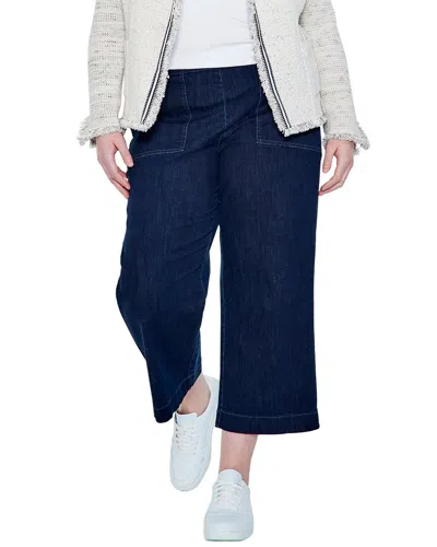 Nic + Zoe Nic+zoe Plus All Day Wide-leg Crop Jean
