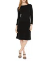 Nic + Zoe Nic+zoe All The Trimmings Knit Dress In Black