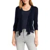 Nic + Zoe All Year 4-way Convertible Cardigan In Dark Indigo