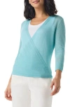 Nic + Zoe All Year 4-way Convertible Cardigan In River