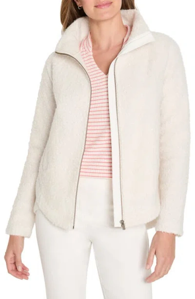 Nic + Zoe Nic+zoe All Year Curly Bouclé Jacket In Neutral