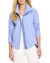 Nic + Zoe Nic+zoe All Year Prism Quilted Jacket In Cool Blue