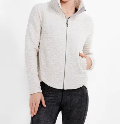 Nic + Zoe All Year Quilted Jacket In Cream In White