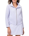 Nic + Zoe Nic+zoe All Year Quilted Jacket In Wisteria Heather