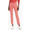 Nic + Zoe Nic+zoe Mid Rise Straight Ankle Jeans In Tandoori In Tandoori