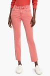 Nic + Zoe Nic+zoe Mid Rise Straight Ankle Jeans In Tandoori In Tandoori