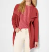 Nic + Zoe Nic+zoe Around Town Open Front Knit Jacket In Multi
