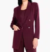 Nic + Zoe Avenue Blazer In Redwood In Multi