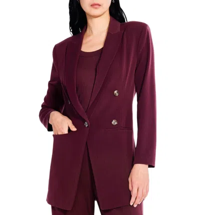 Nic + Zoe Avenue Blazer In Redwood In Multi