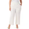 Nic + Zoe Nic+zoe Avenue Wide Leg Ankle Pants In Classic Cream