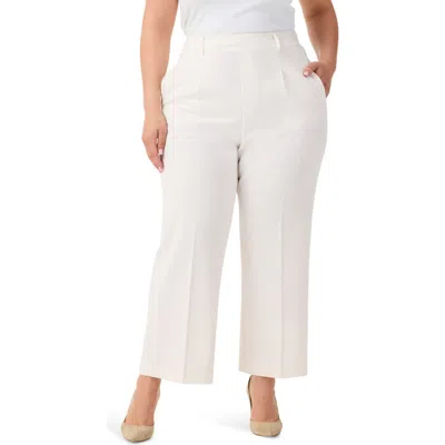 Nic + Zoe Nic+zoe Avenue Wide Leg Ankle Pants In White