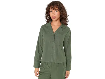 Nic + Zoe Baby Cord Shirt Jacket Women's Clothing Briar: Xl, Cotton In Green