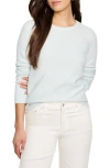 Nic + Zoe Nic+zoe Baby Garter Crewneck Sweater In Starlight