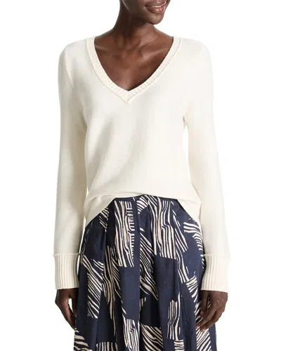 Nic + Zoe Nic+zoe Baby Garter V-neck Sweater
