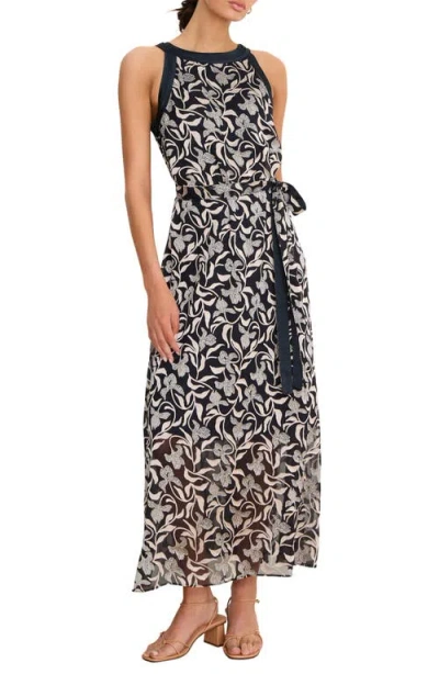 Nic + Zoe Nic+zoe Becca Floral Burnout Dress In Multi